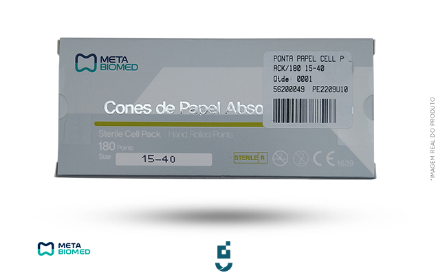Ponta de Papel Absorvente Cell Pack Meta Biomed | Dental Ápice